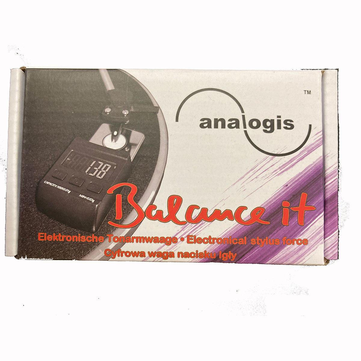 Elektronische Tonarmwaage Analogis Balance it
